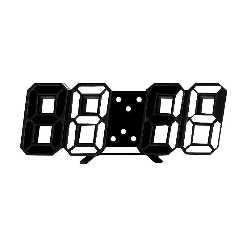 3D LED Digital Wall Clock USB Korean Style