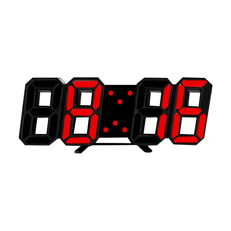 3D LED Digital Wall Clock USB Korean Style