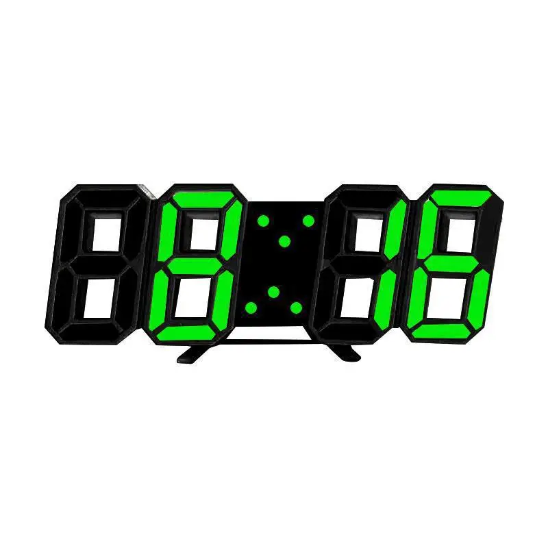 3D LED Digital Wall Clock USB Korean Style