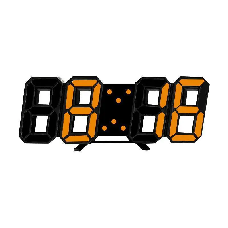 3D LED Digital Wall Clock USB Korean Style