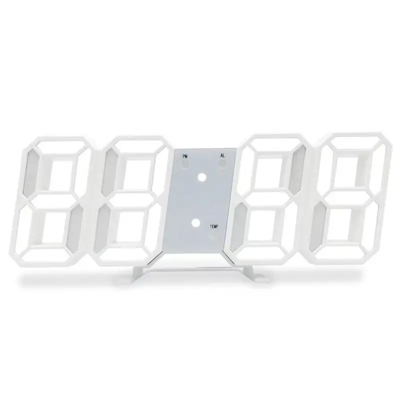 3D LED Digital Wall Clock USB Korean Style