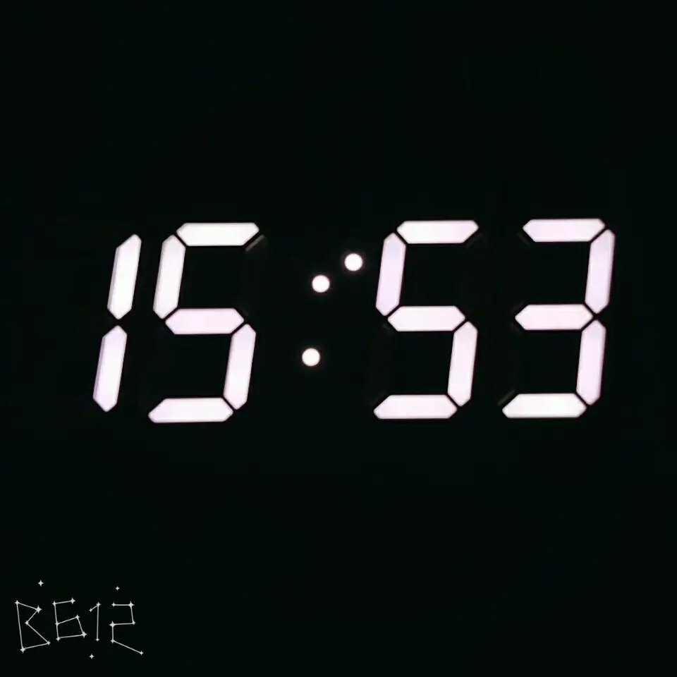 3D LED Digital Wall Clock USB Korean Style