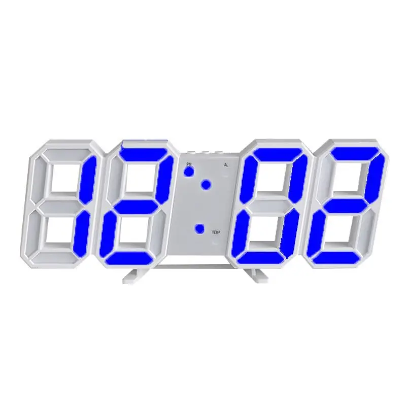 3D LED Digital Wall Clock USB Korean Style