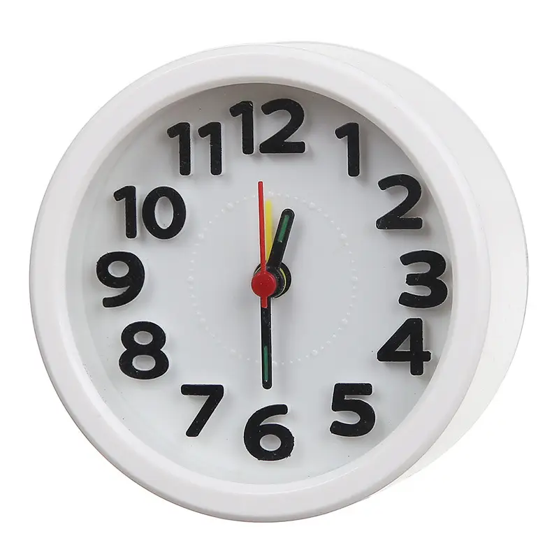 Small Round & Square Alarm Clocks for Bedroom Office Kids Gift