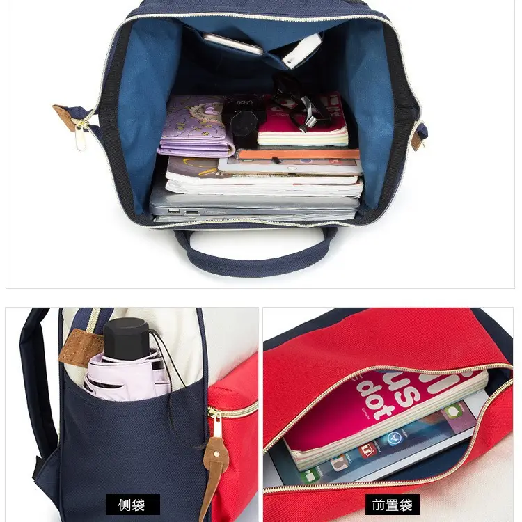 Women's Multi-Functional Backpack Black Durable Stylish