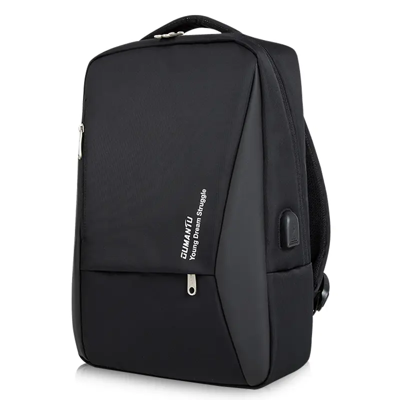 Men Waterproof Oxford Cloth Backpack Black