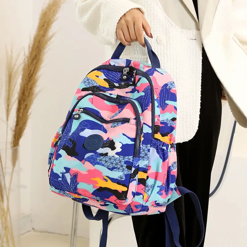 Waterproof Nylon Women's Travel Backpack 15" Laptop