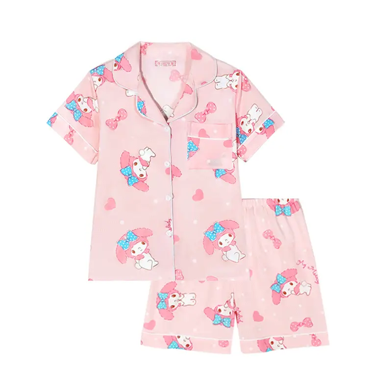 Women Cotton Pajamas Sweet Cute Summer Home Wear