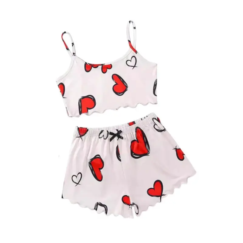 Women Printed Pajama Set Black Magic Scratch High Quality