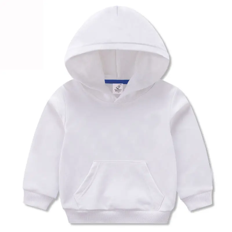 White Hooded Sweatshirt for Kids 3-10 Years
