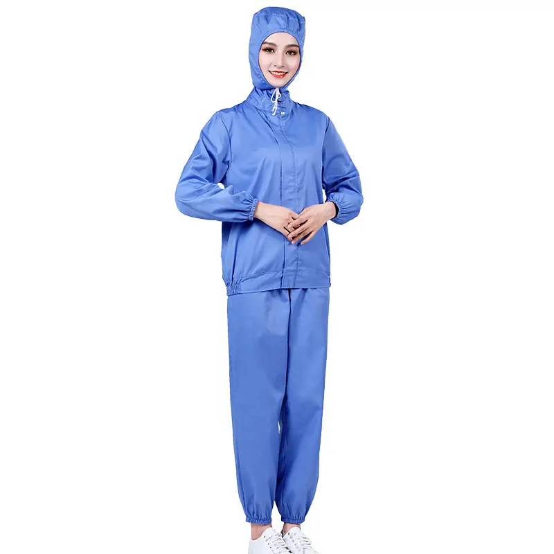 Hooded Work Clothes for Food & Pharma Factories