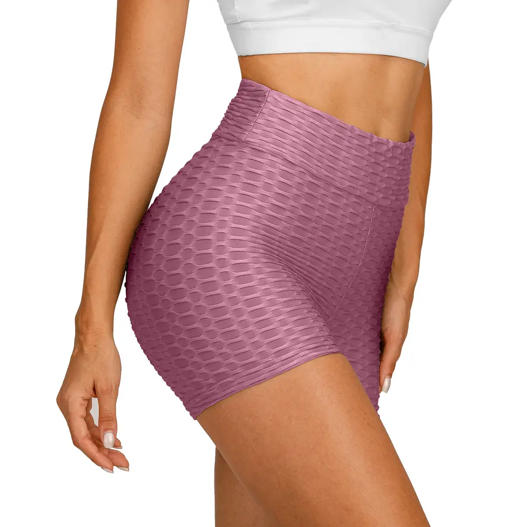 Peach Butt Yoga Shorts Women Fitness Tight Elastic Bubble Pants