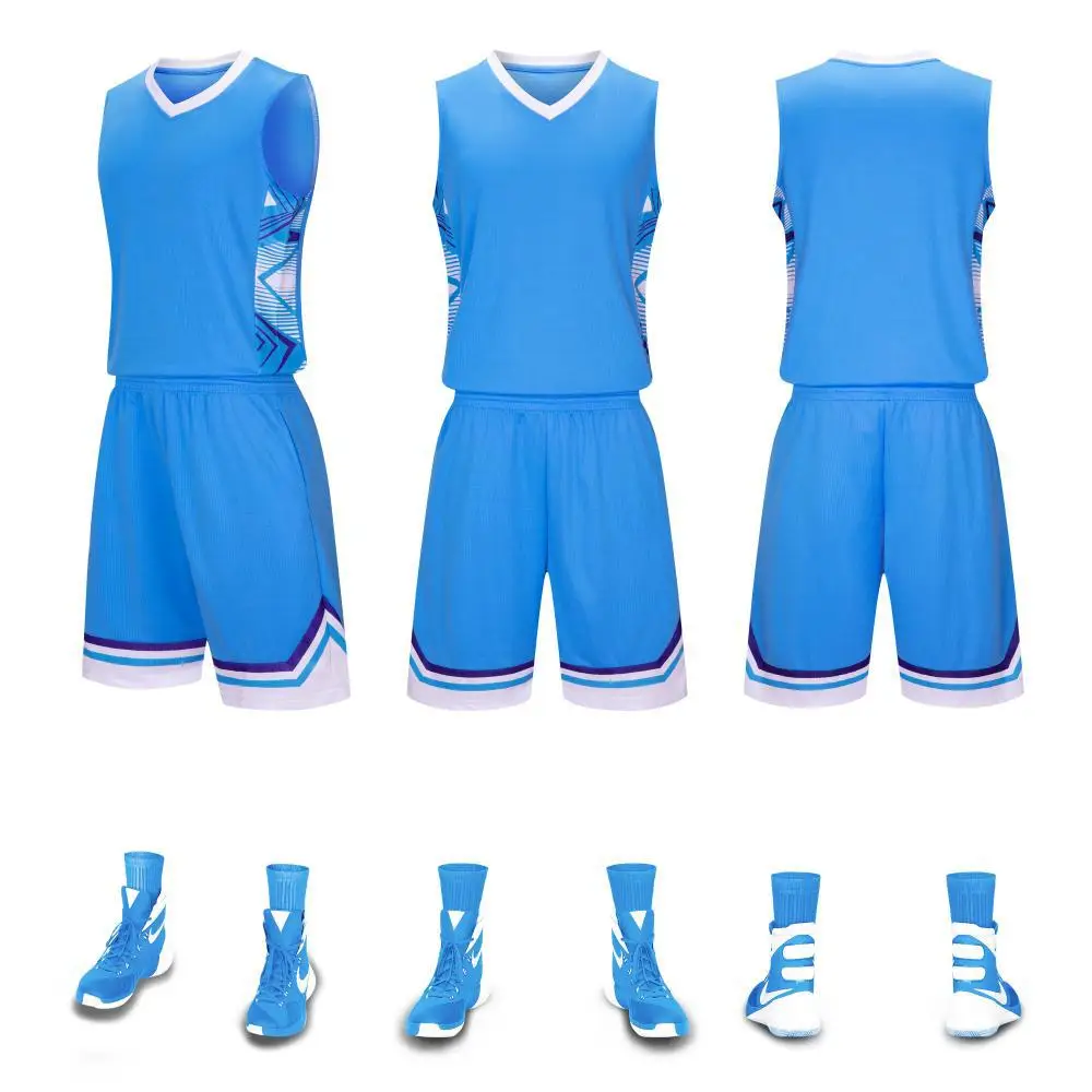 Men Basketball Uniform Loose Fit Quick-Drying Summer