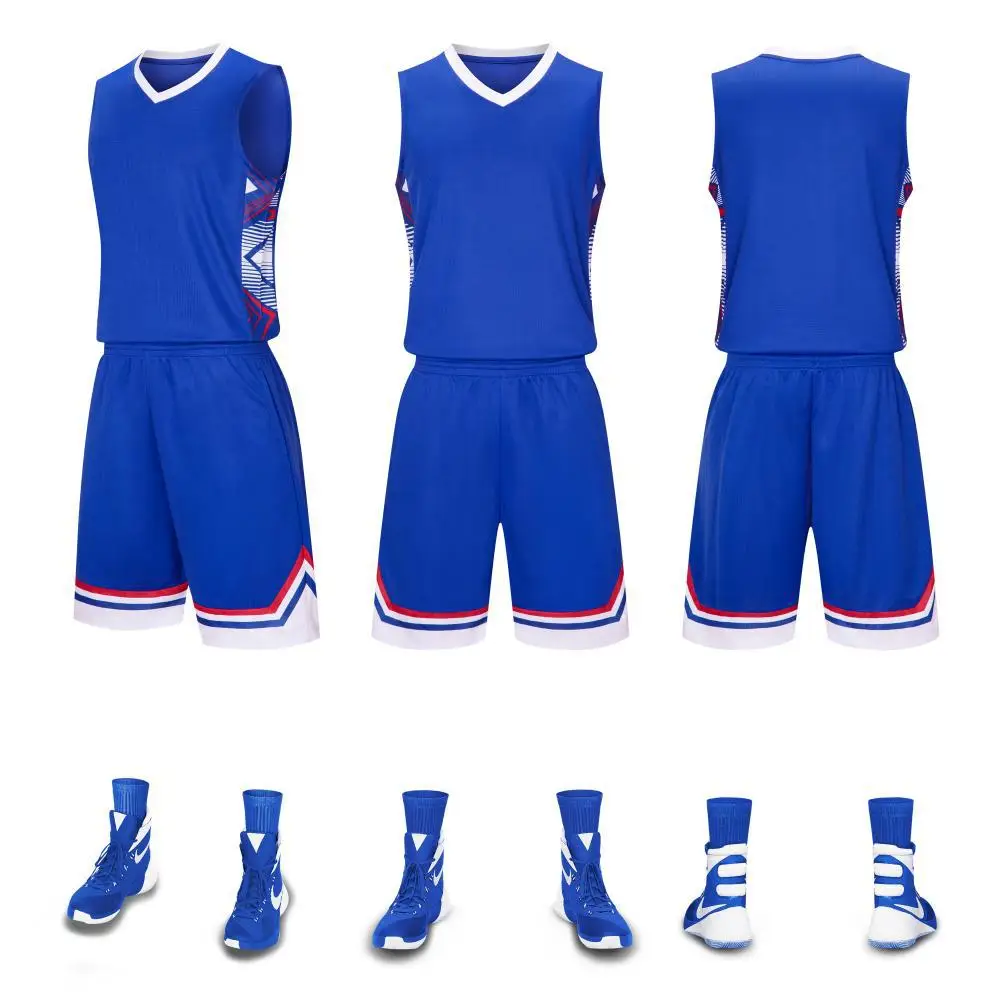 Men Basketball Uniform Loose Fit Quick-Drying Summer