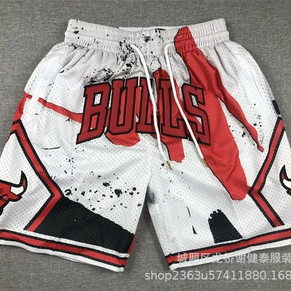 Foreign trade wholesale new Lakers 76ers Heat Raptors Magic Warriors pocket swing shorts NFL basketball pants