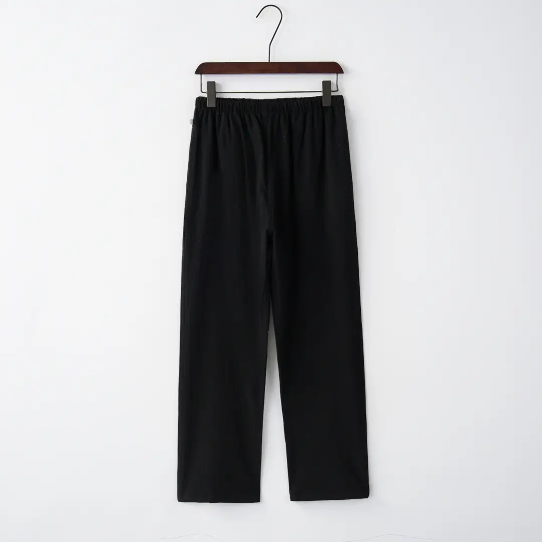 Men Cotton Linen Taiji Pants Multi Color