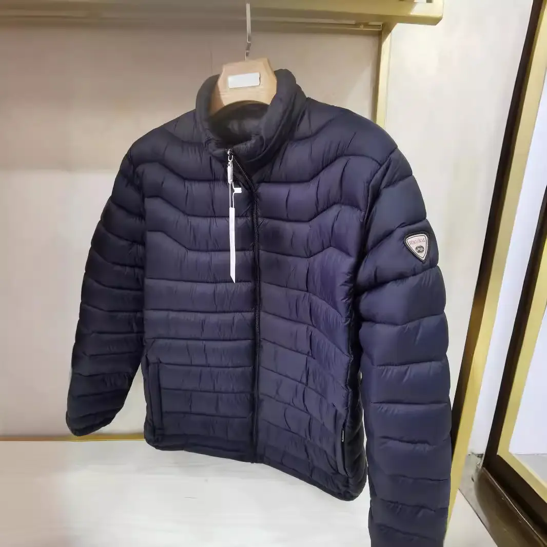 Men's Thin Cotton Winter Jacket Navy 2XL