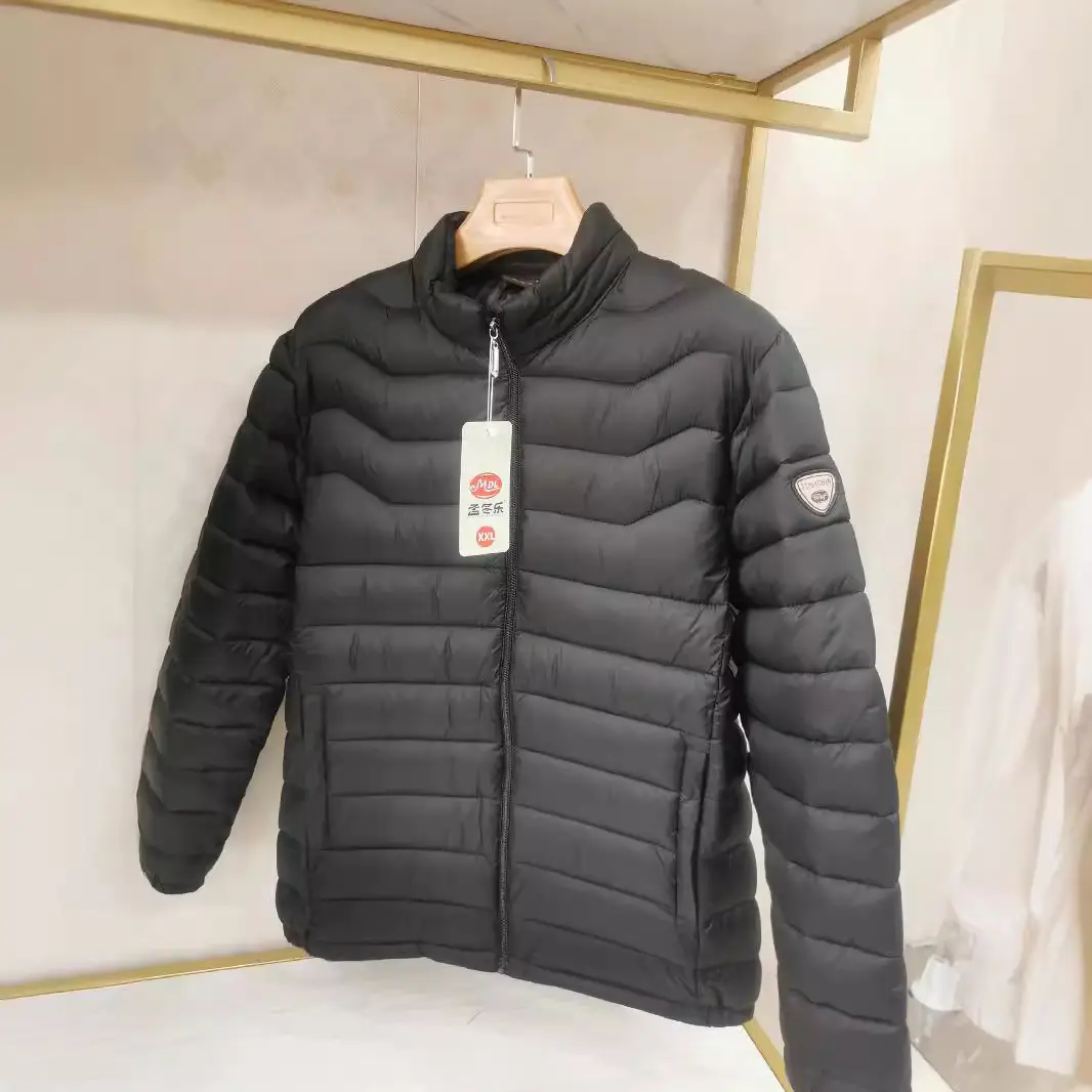 Men's Thin Cotton Winter Jacket Navy 2XL