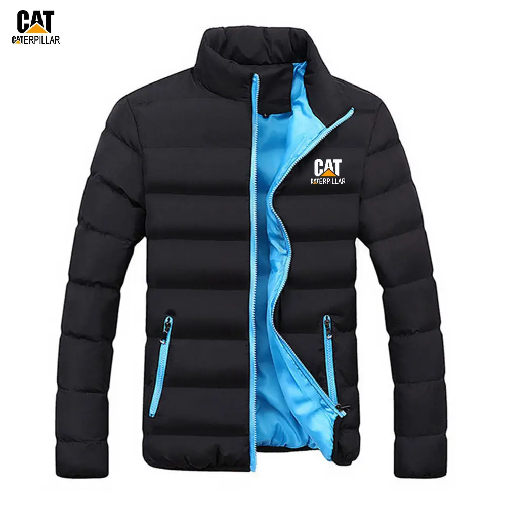 Men's Black Caterpillar Winter Puffer Jacket
