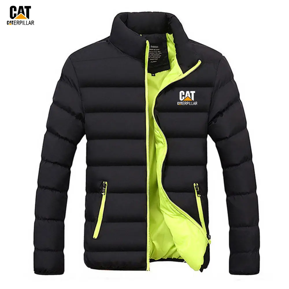 Men's Black Caterpillar Winter Puffer Jacket