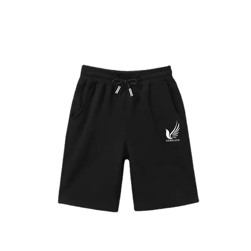 Men Black Loose Casual Summer Shorts