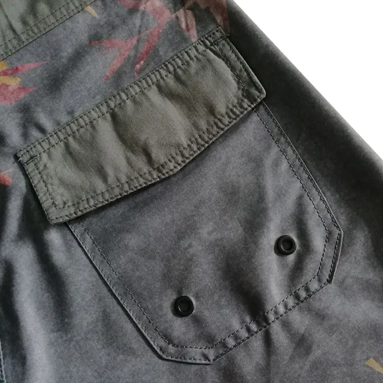 Men Quiksilver Floral Surf Shorts Plus Size Quick Dry