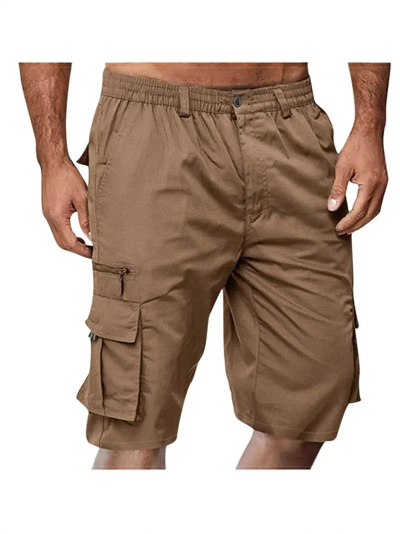 Men's Multi-pocket Cargo Shorts Loose Fit Outdoor Sports Shorts