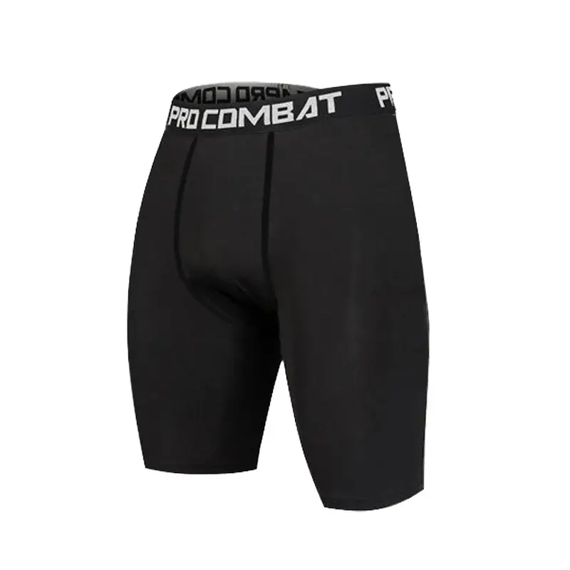Men Compression Shorts Black Quick-Dry Breathable