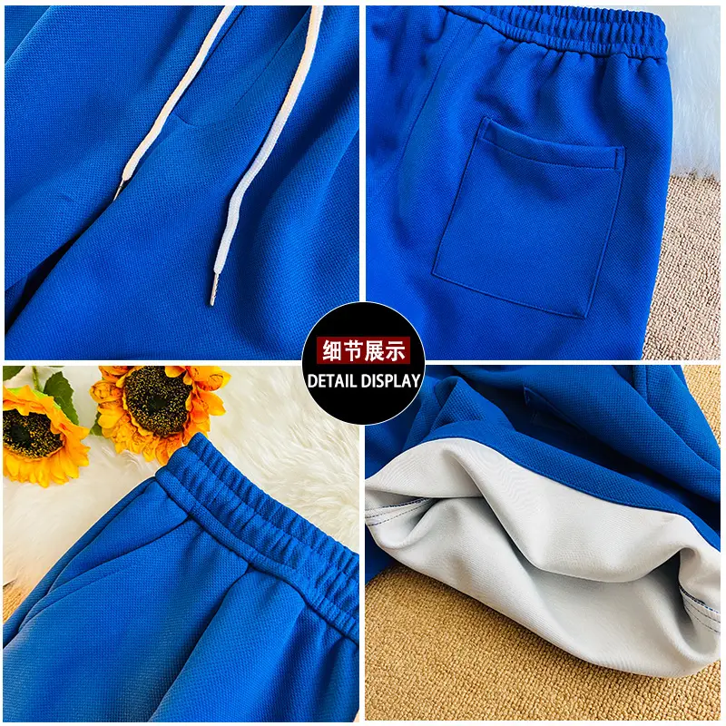 Men Loose Sports Shorts Summer Casual Black Gray Blue