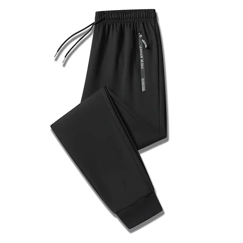 Men Loose Jogger Pants Black Navy Plus Size Autumn