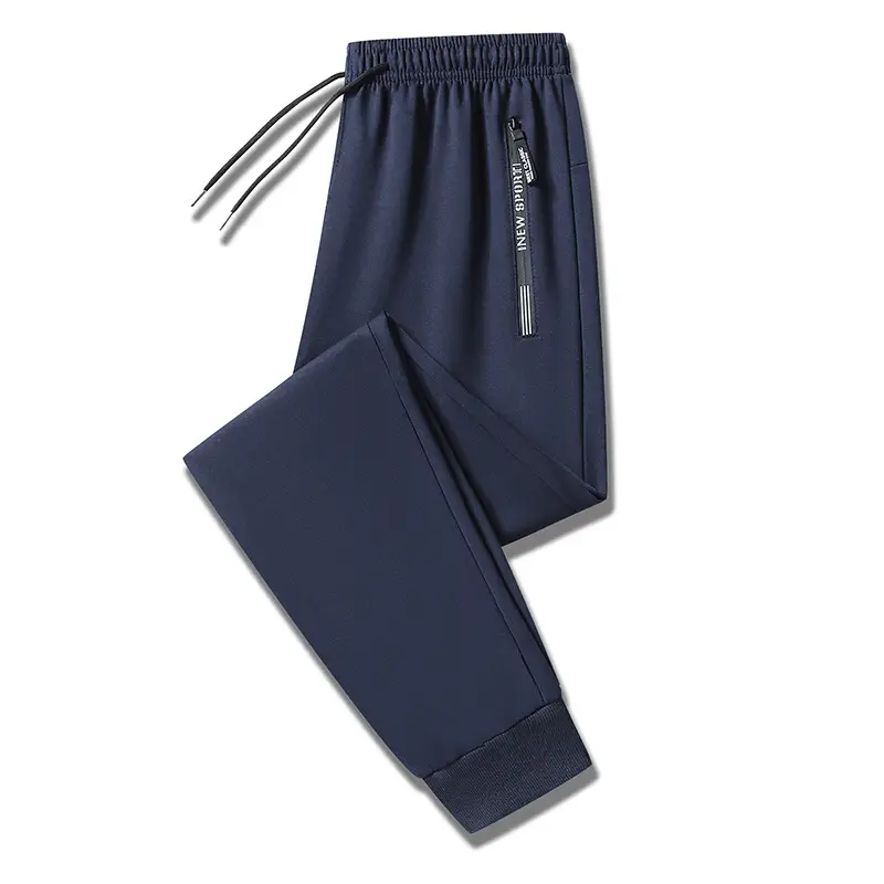 Men Loose Jogger Pants Black Navy Plus Size Autumn