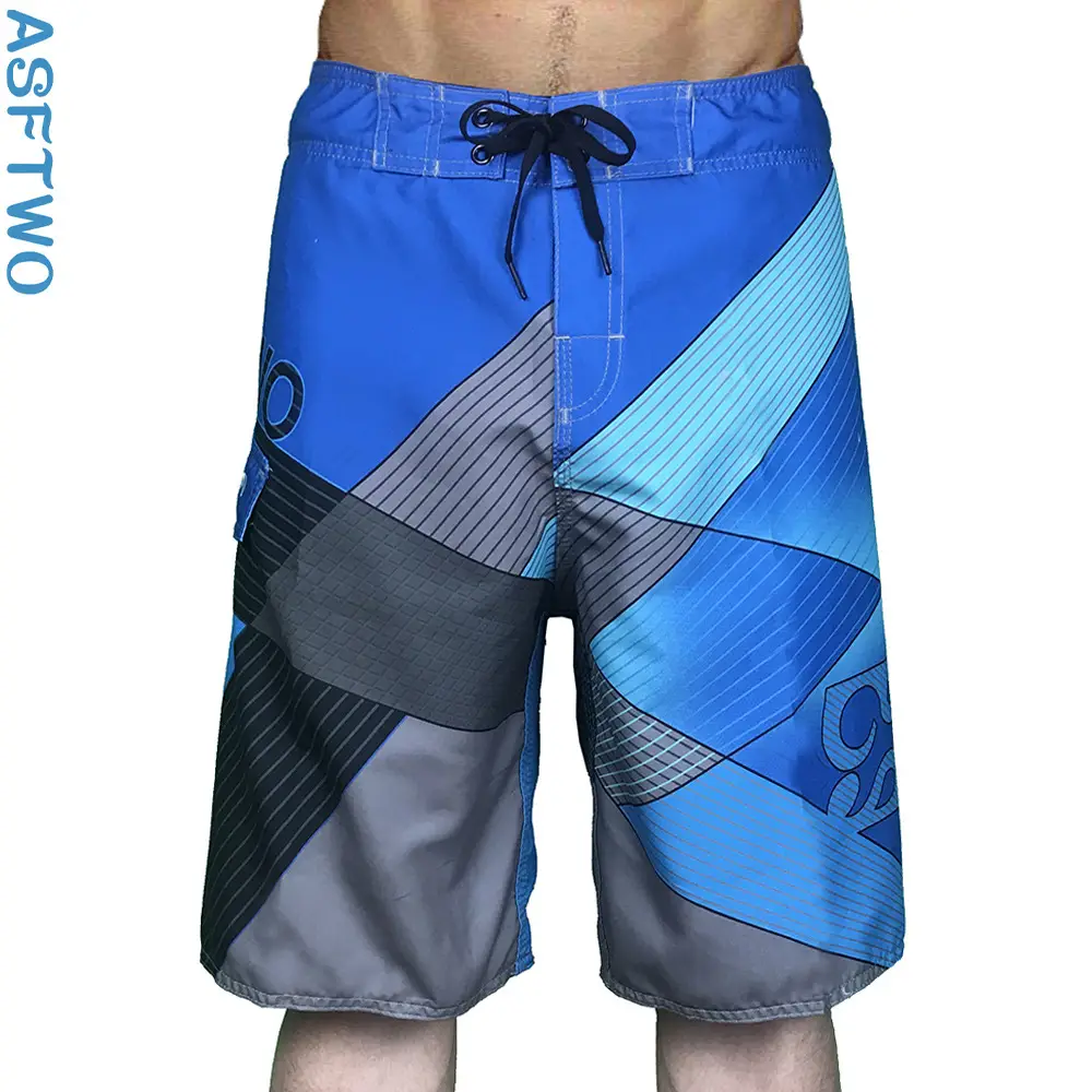 Men's Blue Quick Dry Surf Beach Shorts