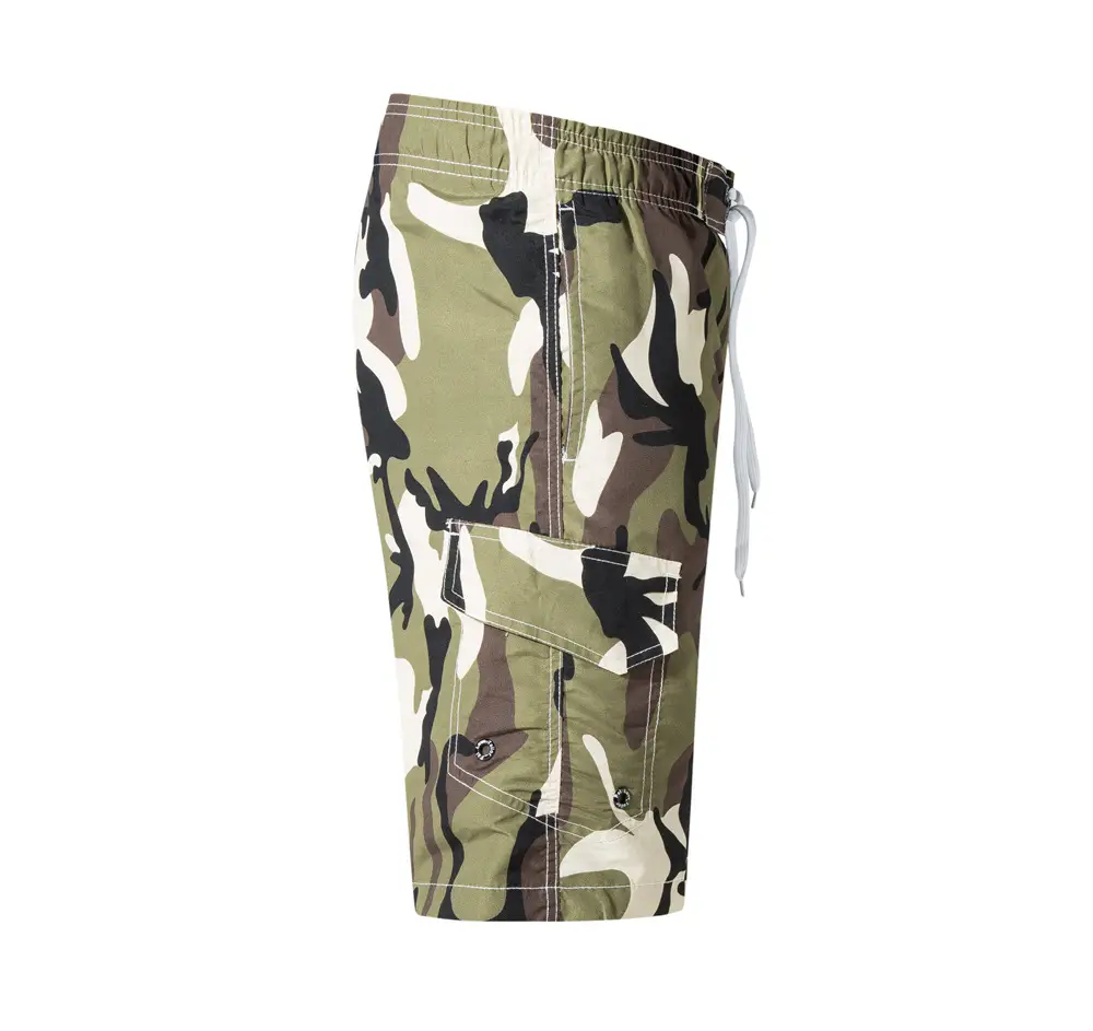 Men Camouflage Beach Shorts Loose Plus Size