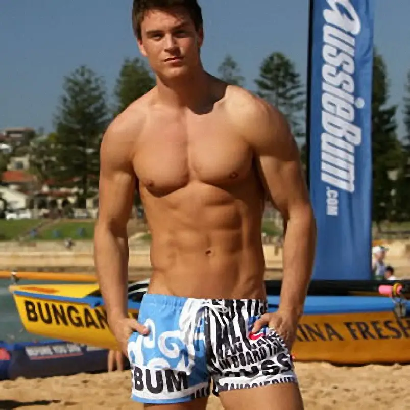 Men Loose Beach Shorts Summer Casual Loose Fit