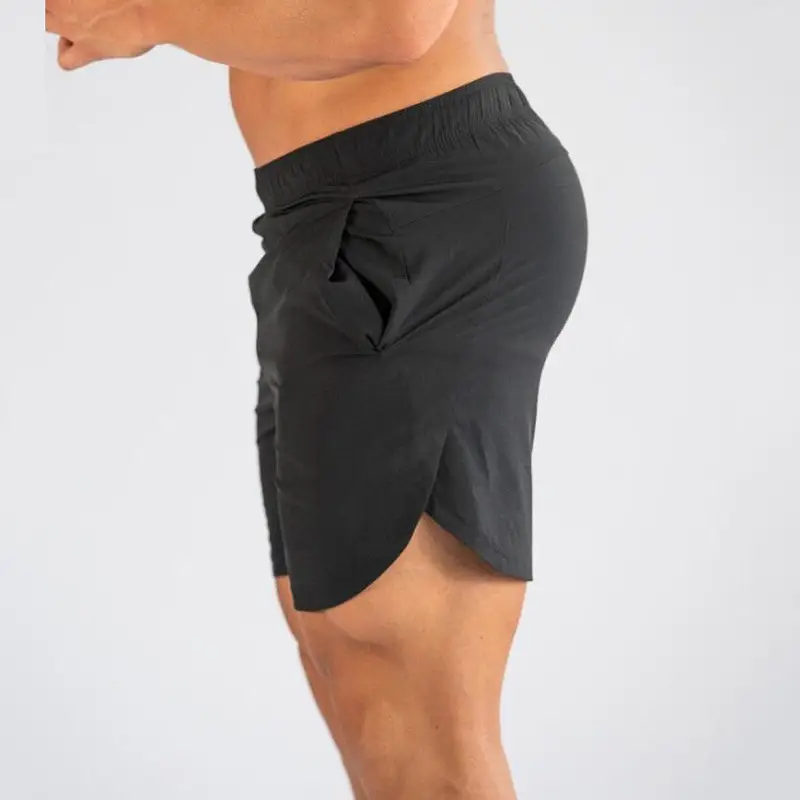 Men Red Quick-Dry Sports Shorts