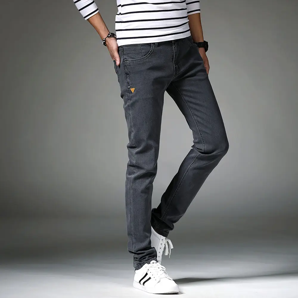 Slim Fit Korean Denim Trousers for Men Pakistan