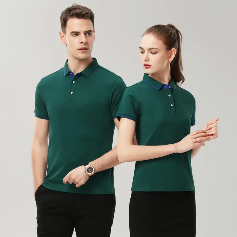 Custom Green Polo Shirt with Huawei Logo for Workwear