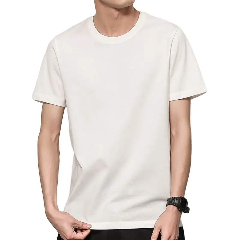Men Cotton Sporty T-Shirt Candy Colors Logo Custom