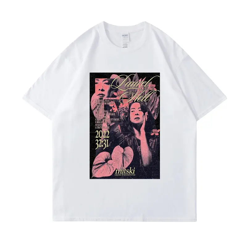 Mitski Graphic T-Shirt White Men's Casual Trendy