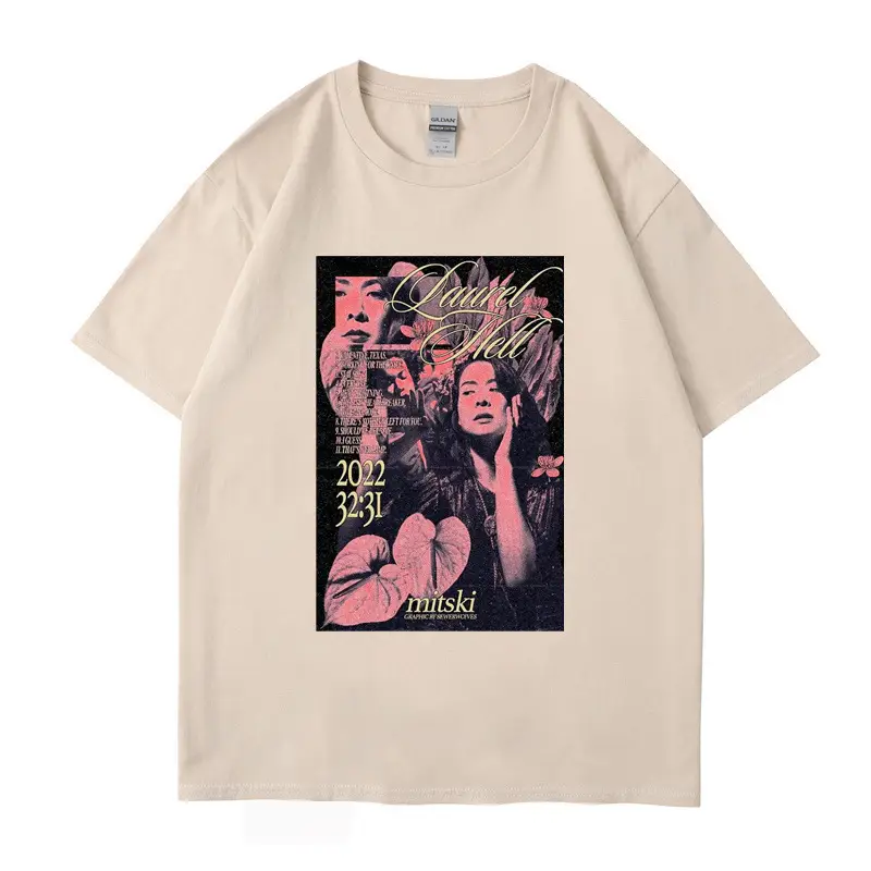 Mitski Graphic T-Shirt White Men's Casual Trendy