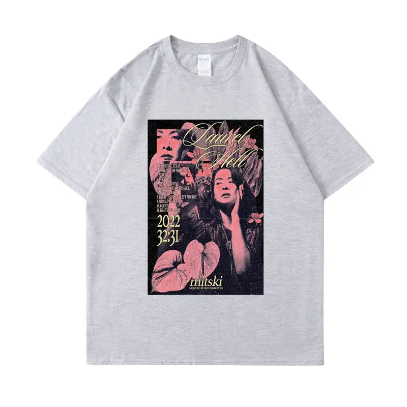 Mitski Graphic T-Shirt White Men's Casual Trendy