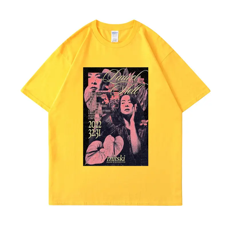Mitski Graphic T-Shirt White Men's Casual Trendy