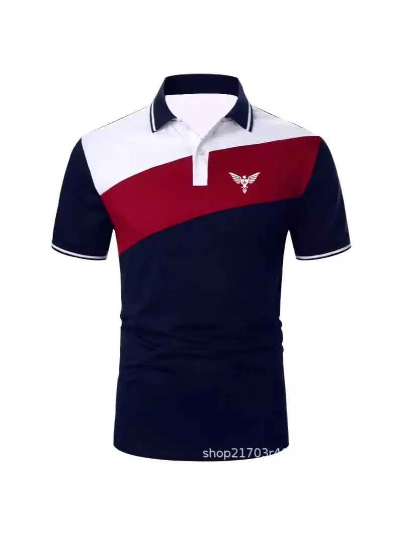 Men Pink Black Casual Polo Shirt 2024 New Collection