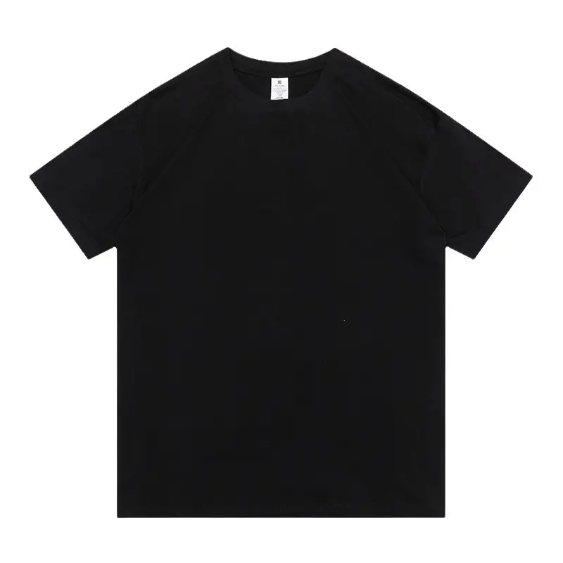 Men Loose Fit Cotton T-Shirt White Summer