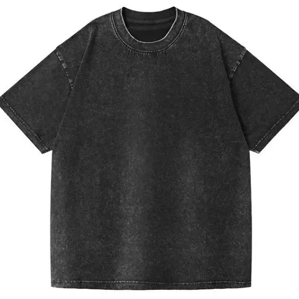 Men Loose Fit Washed Cotton T-Shirt 15 Colors Summer