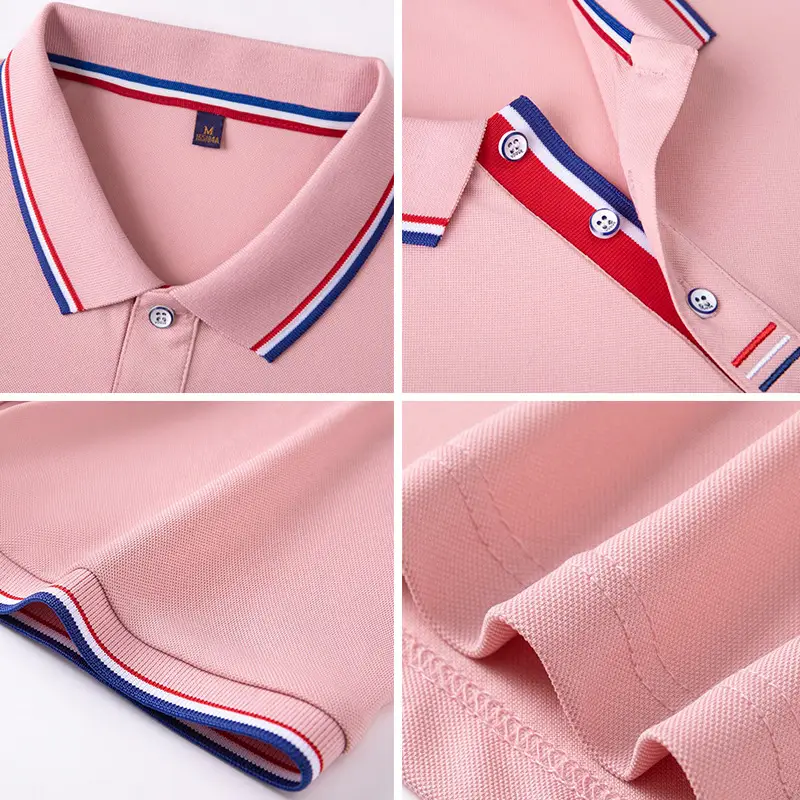 Custom Men Women Polo Shirts Cotton Logo Printing