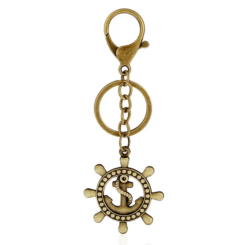Stylish Brass Keychains Bicycle Scorpion Camera 3Pcs