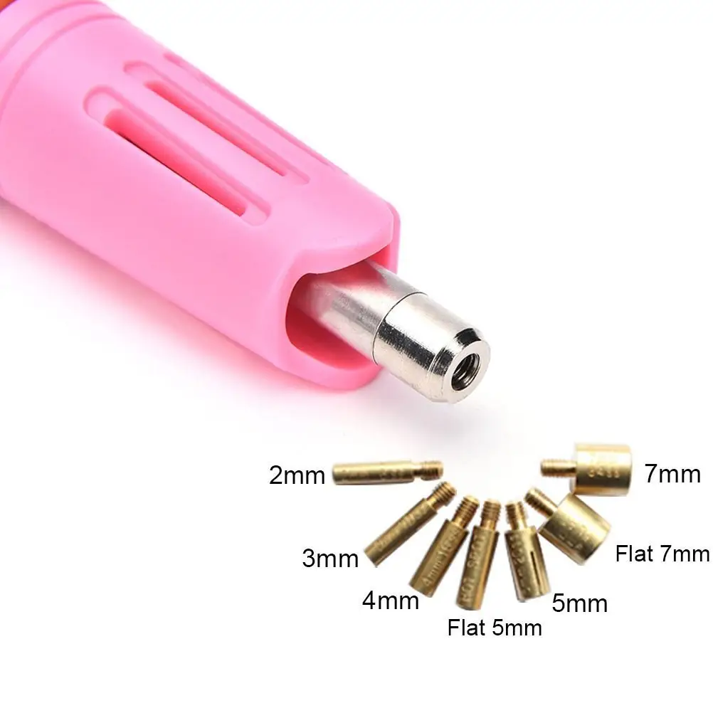 Hot Drilling Machine Set 7mm Tips for Jewelry & DIY