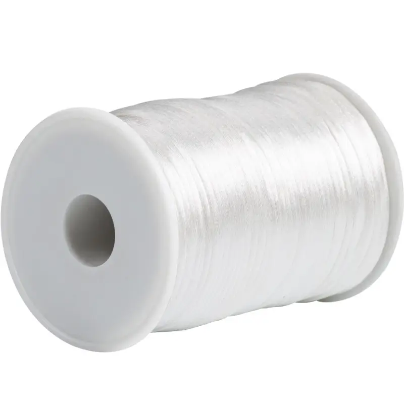 Korean Silk Braided Rope Red 100 Yard