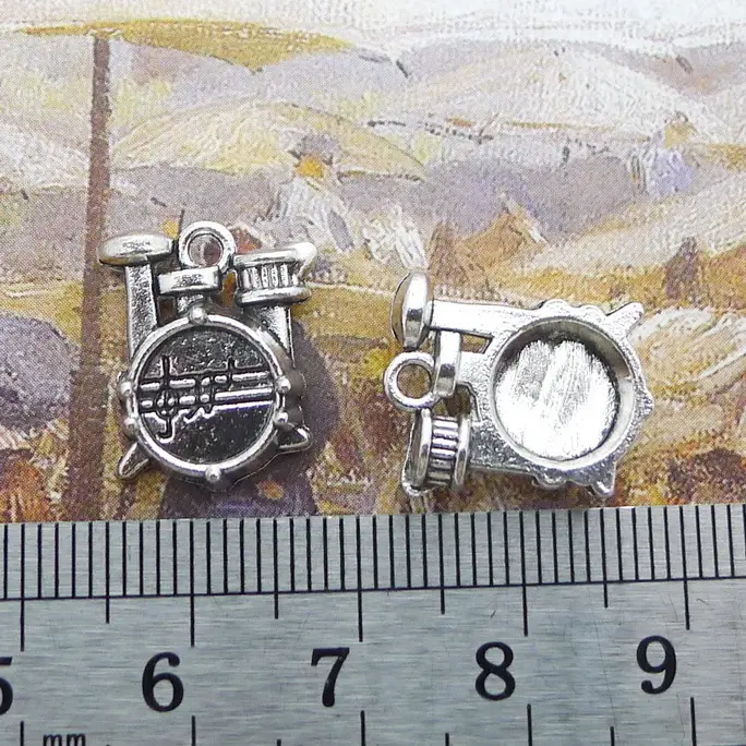 Ancient Silver Drum Jewelry for Daily Wear